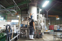 蒸留と温度確認